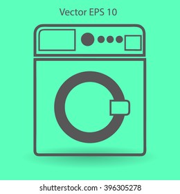 washing machine vector illustration