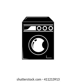 Washing machine, vector illustration