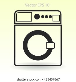 washing machine vector illustration