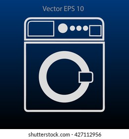 washing machine vector illustration