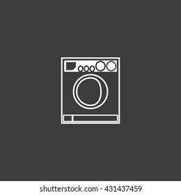 Washing machine vector illustration