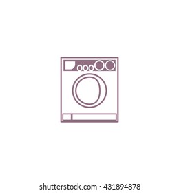 Washing machine vector illustration