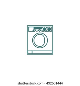 Washing machine vector illustration