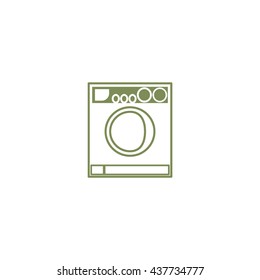 Washing machine vector illustration