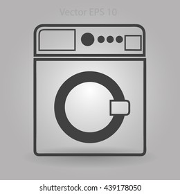 washing machine vector illustration