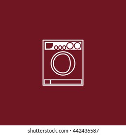 Washing machine vector illustration