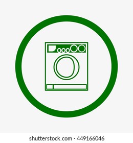 Washing machine vector illustration