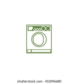 Washing machine vector illustration