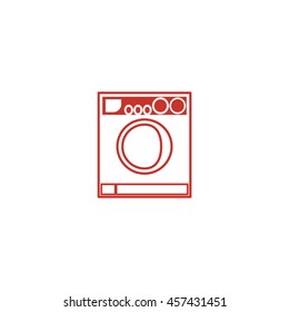 Washing machine vector illustration