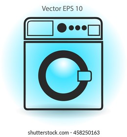 washing machine vector illustration