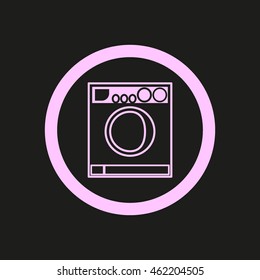Washing machine vector illustration