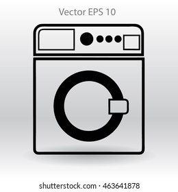 washing machine vector illustration