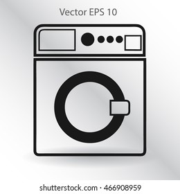 washing machine vector illustration