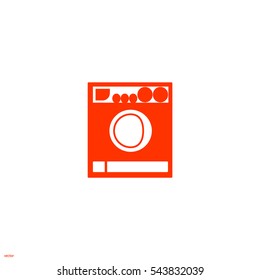 Washing machine vector illustration