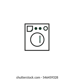 Washing machine vector illustration