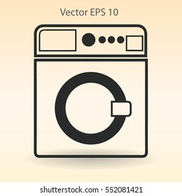 washing machine vector illustration