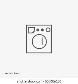 Washing machine vector illustration