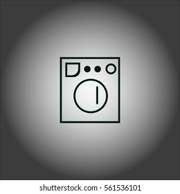 Washing machine vector illustration