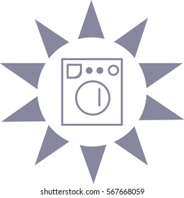 Washing machine vector illustration