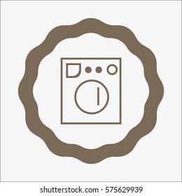 Washing machine vector illustration