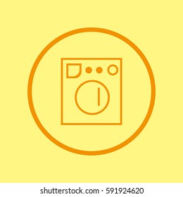 Washing machine vector illustration