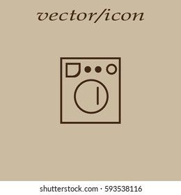 Washing machine vector illustration
