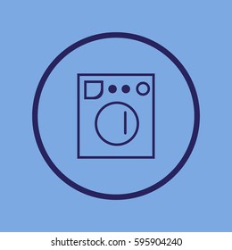 Washing machine vector illustration