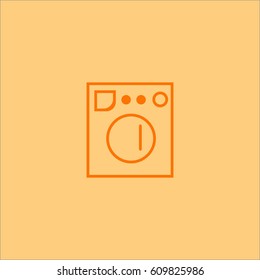 Washing machine vector illustration