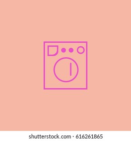 Washing machine vector illustration