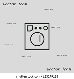 Washing machine vector illustration