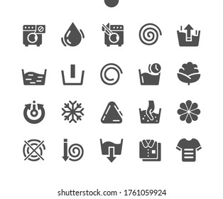 Washing machine Well-crafted Pixel Perfect Vector Solid Icons 30 2x Grid for Web Graphics and Apps. Simple Minimal Pictogram