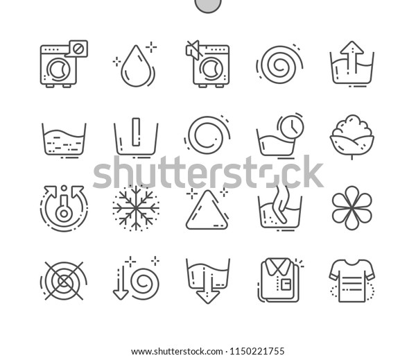 Washing Machine Wellcrafted Pixel Perfect Vector Stock Vector (Royalty ...