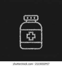 Washing machine white sketch vector icon. Symbol for web design or mobile app