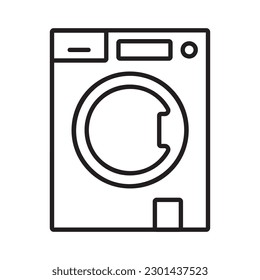 Washing mashine icon. Pixel perfect simple icon