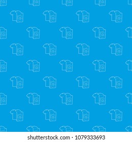 Washing powder for colored things pattern vector seamless blue repeat for any use