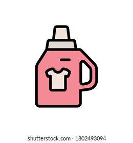 Washing powder detergent icon. Simple color with outline vector laundry element icon for ui and ux, website or mobile application