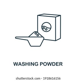 Washing Powder icon. Simple illustration from laundry collection. Creative Washing Powder icon for web design, templates, infographics and more