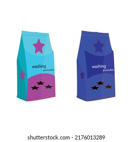 Washing powder illustration on white background, the best Cartoonist Washing powder vector illustration