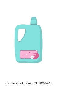 Washing powder packaging. Liquid detergent. Gel. A bottle of detergent in the washing machine. Laundry.