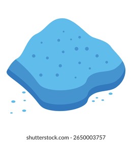 Pilha de pó de lavagem em relevo com bolhas criando um perfume de lavandaria fresco, perfeito para lavanderia ou projetos relacionados à limpeza