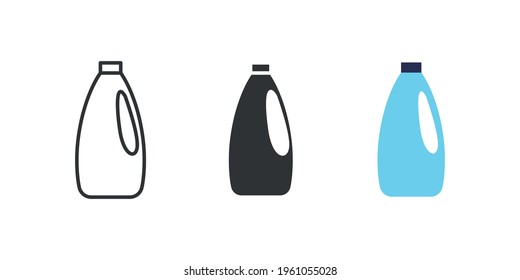 washing softener icon vector cleaning household
