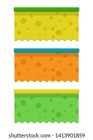 Washing sponge vector design illustration isolated on white background