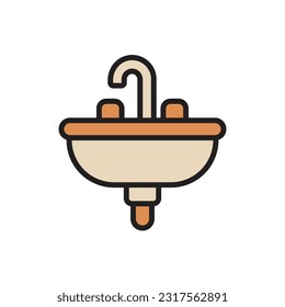 Washing Stand Icon Vector Illutration