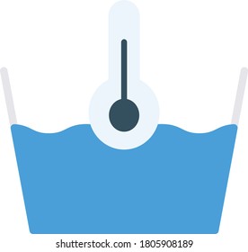 washing temperature Concept vector color icon design, Care labels tag sign, Apparel and Textile Care Symbols on white background, laundromat business sign