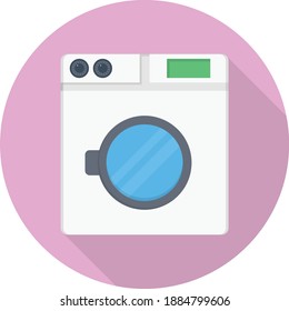 icono plano de color vectorial de lavado