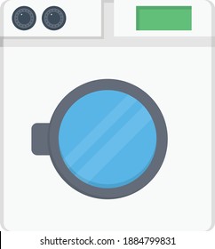 icono plano de color vectorial de lavado
