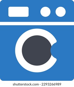 ilustración de lavado Vector en un fondo transparente. Símbolos de calidad superior. Iconos vectoriales de glifos para diseño de conceptos y gráficos.