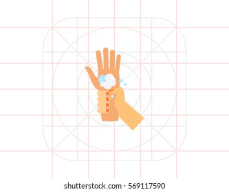 Washing Wrists Icon