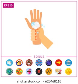 Washing Wrists Icon