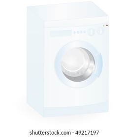 washing-mashine isolated on an white background